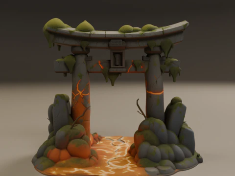 Japanese portal torii 3D Print Model