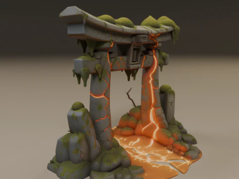 Japanese portal torii 3D Print Model