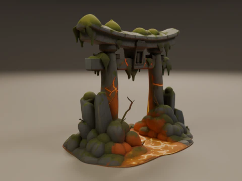 Japanese portal torii 3D Print Model