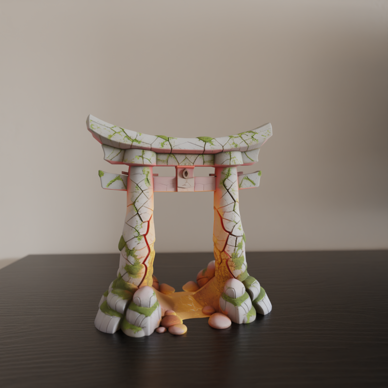 Japanese portal torii Modèles 3D en vedette .c4d .max .obj .3ds .fbx .stl .blend 