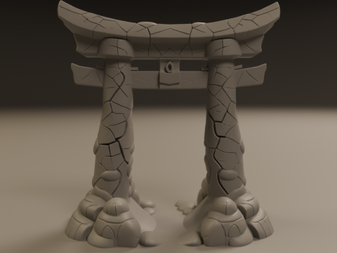 Japanese portal torii Modèles 3D en vedette