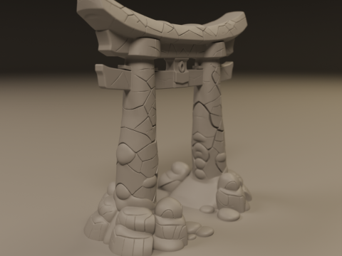 Japanese portal torii Modèles 3D en vedette
