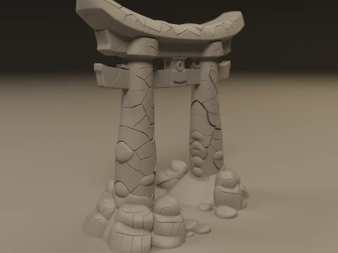 Japanese portal torii 3D Print Model