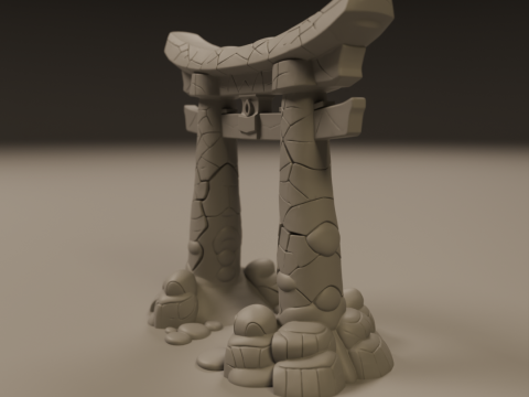 Japanese portal torii Modèles 3D en vedette