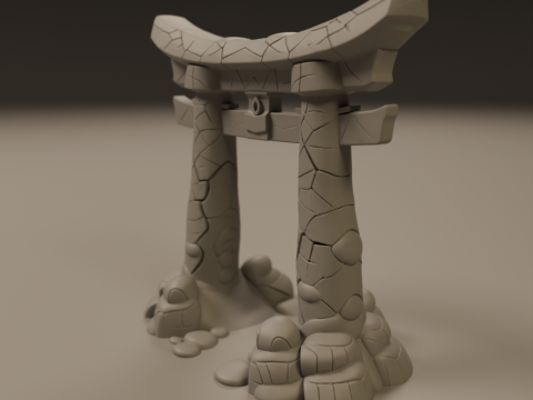 Japanese portal torii Modèles 3D en vedette