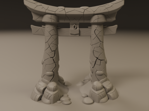 Japanese portal torii Modèles 3D en vedette