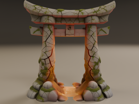Japanese portal torii Modèles 3D en vedette
