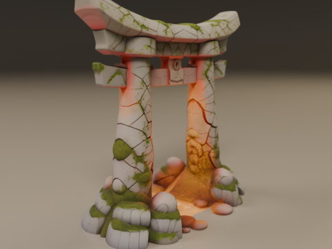 Japanese portal torii Modèles 3D en vedette