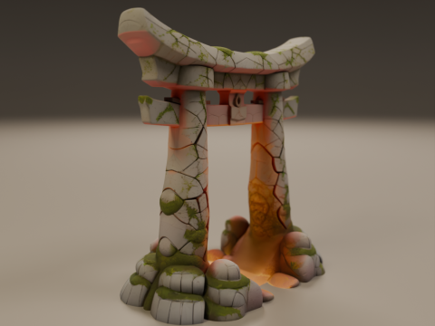 Japanese portal torii Modèles 3D en vedette