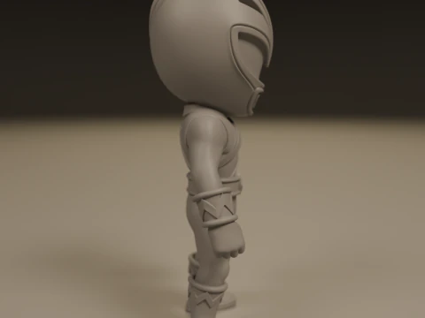 Power rangers white 3D Print Model