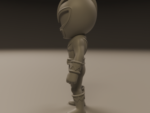 Power rangers white 3Dプリントモデル
