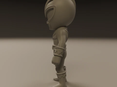 Power rangers white 3D Print Model