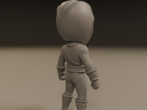 Power rangers white 3Dプリントモデル