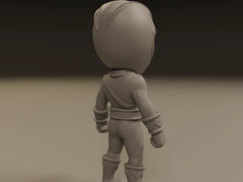 Power rangers white 3D Print Model