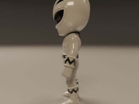 Power rangers white 3Dプリントモデル