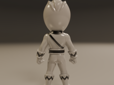 Power rangers white 3Dプリントモデル