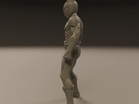 Power rangers white 3D Print Model