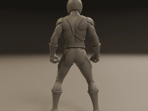 Power rangers white 3D Print Model