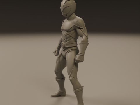 Power rangers white Modelo de impresión 3D