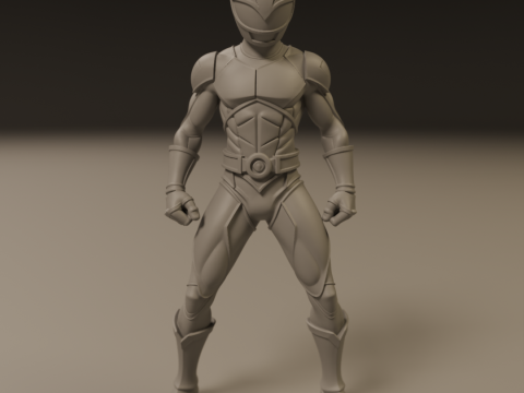 Power rangers white Modelo de impresión 3D