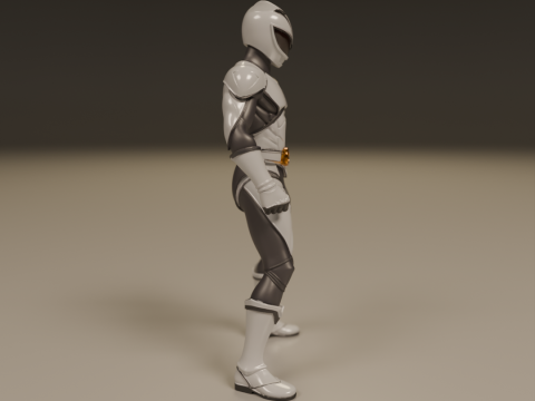 Power rangers white Modelo de impresión 3D