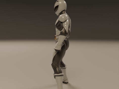 Power rangers white Modelo de impresión 3D