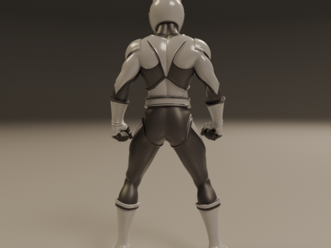 Power rangers white Modelo de impresión 3D