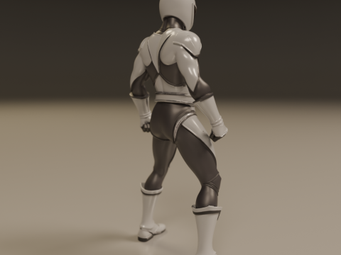 Power rangers white Modelo de impresión 3D