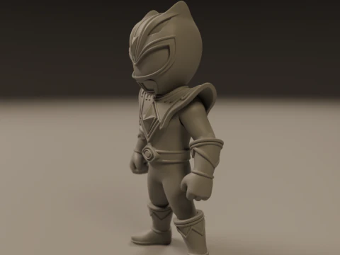 Power rangers white 3D Print Model