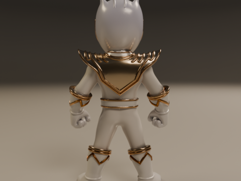 Power rangers white 3D प्रिंट मॉडल