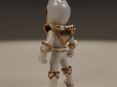 Power rangers white 3D प्रिंट मॉडल
