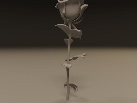 Rose flower 3D Print Model