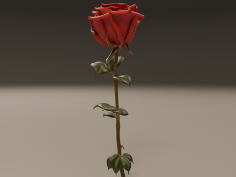Rose flower 3D Print Model