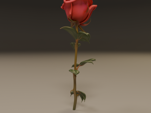 Rose flower 3D Print Model