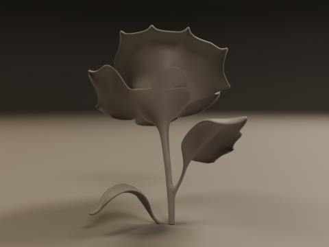 Rose 3Dプリントモデル