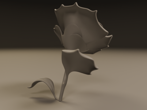 Rose 3Dプリントモデル