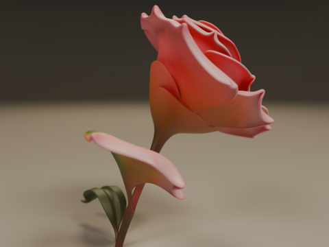 Rose 3Dプリントモデル