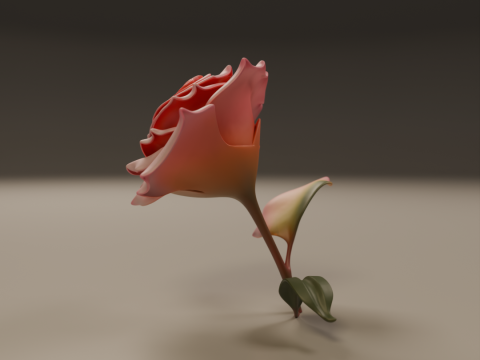 Rose 3Dプリントモデル