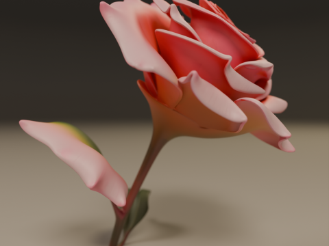 Rose 3Dプリントモデル