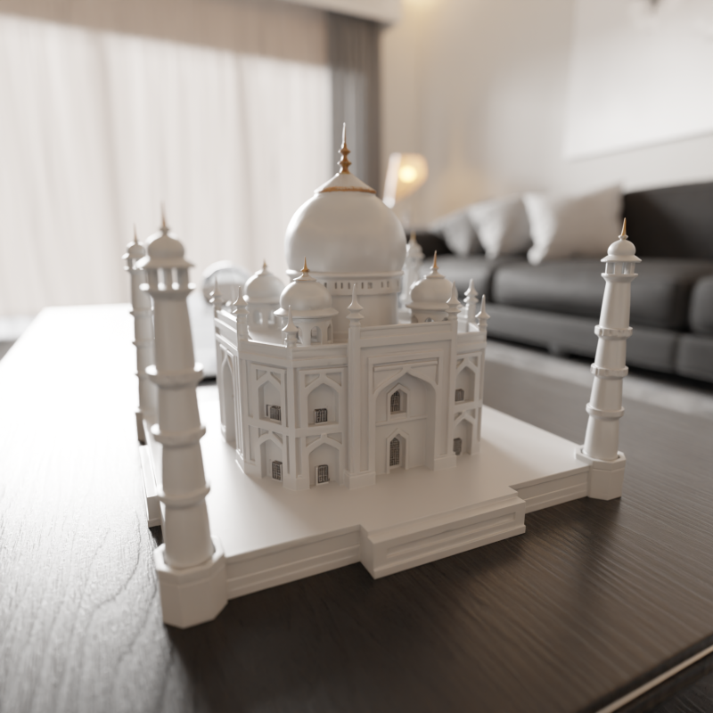 Taj mahal Modèles 3D en vedette .c4d .max .obj .3ds .fbx .stl .blend