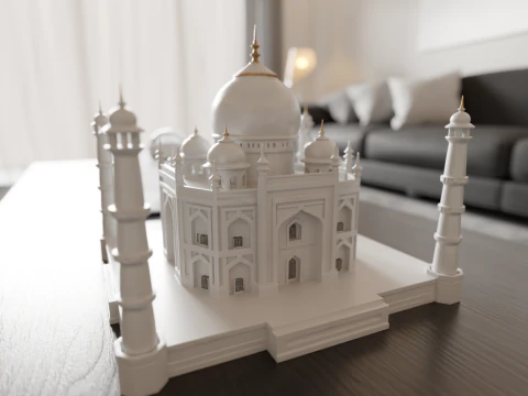 Taj Mahal Model Cetak 3D