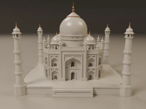 Taj mahal 3D Print Model