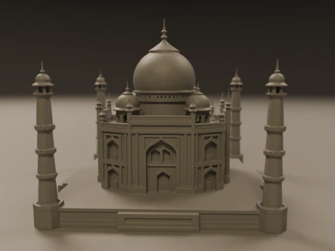 Taj mahal 3D Print Model
