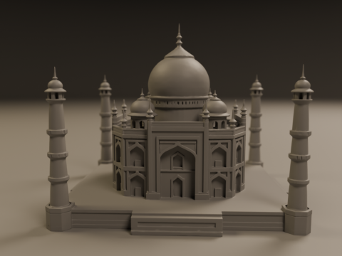 Taj mahal Modèles 3D en vedette