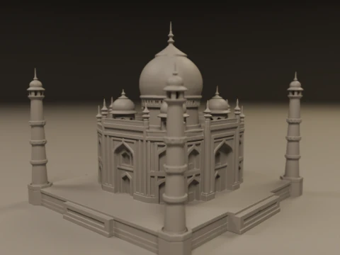 Taj mahal 3D Print Model