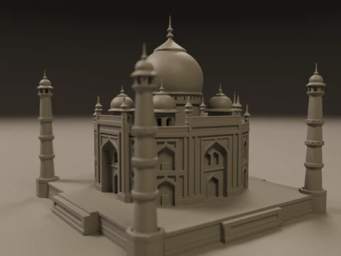Taj mahal 3D Print Model