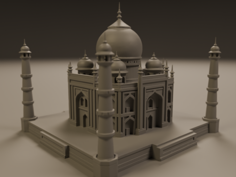 Taj mahal Modèles 3D en vedette
