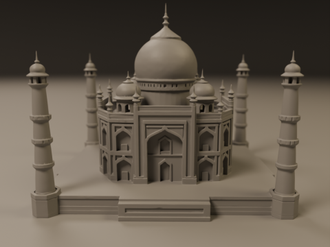 Taj mahal Modèles 3D en vedette