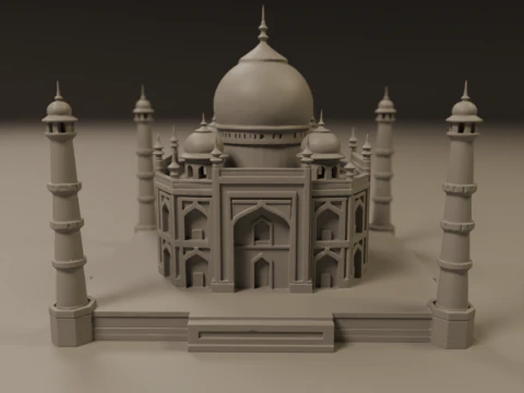 Taj mahal 3D Print Model