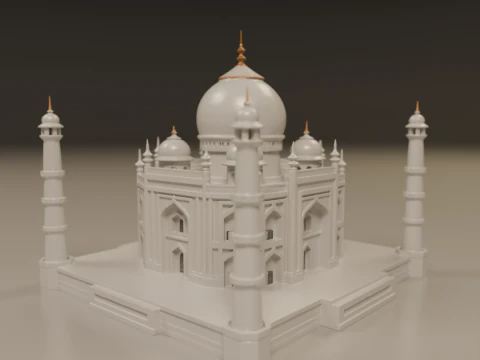 Taj mahal 3D Print Model
